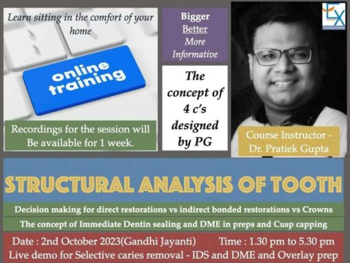 Structural Analysis of Tooth - The  Concept of 4 C's by Dr. Pratiek Gupta