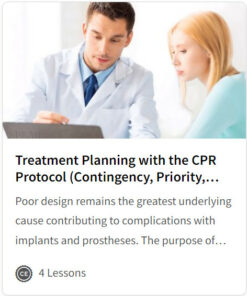 Treatment Planning with the CPR Protocol (Contingency, Priority, Risk)