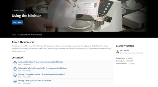 Using the Ministar