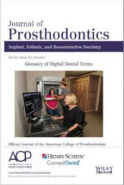 Journal of Prosthodontics, Full Archive (2008 – 2022)
