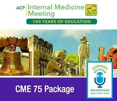 INTERNAL MEDICINE MEETING 2019 CME 75 PACKAGE (ACP)