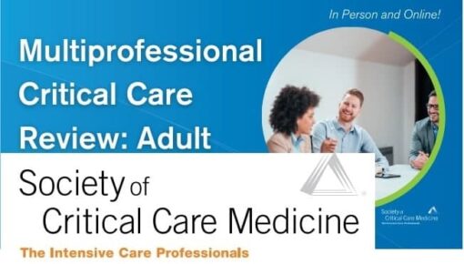 SCCM Multiprofessional Critical Care Review: Adult 2021 (CME VIDEOS)