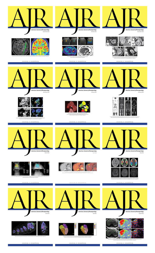 American Journal of Roentogelogy 2022 Full Archives (True PDF)