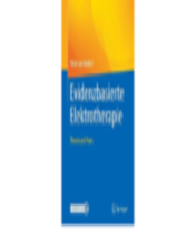 Evidenzbasierte Elektrotherapie Theorie und Praxis 2022 Original pdf+videos